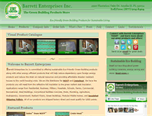 Tablet Screenshot of barrett-inc.com