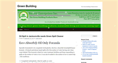Desktop Screenshot of greenbuildingblog.barrett-inc.com