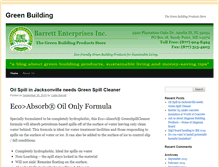 Tablet Screenshot of greenbuildingblog.barrett-inc.com